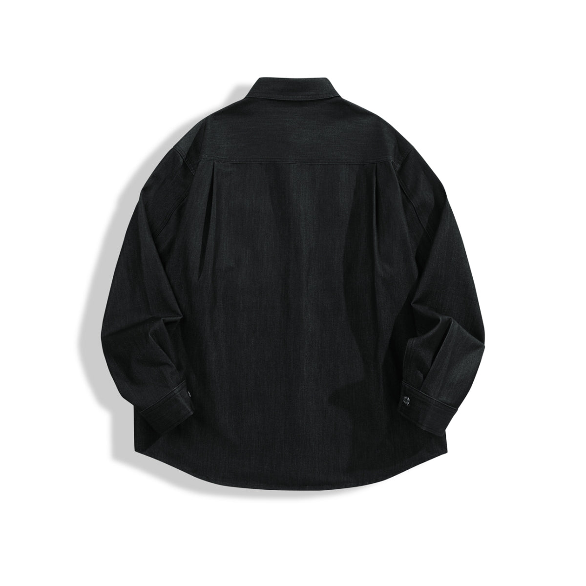 Men's Relaxed-Fit Mercerized Denim Shirt
