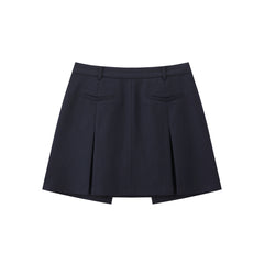 Women's Navy A-Line Mini Skirt