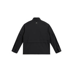 Men's Spliced Stand Collar Jacket