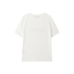 Women's Linen-Blend Graphic T-Shirt