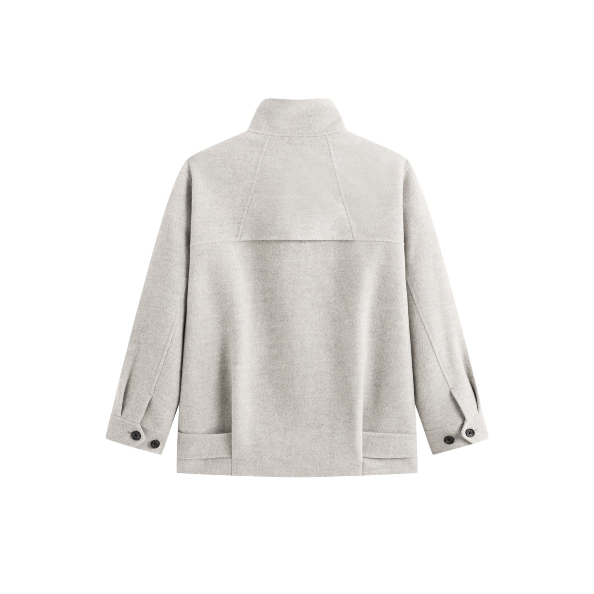 Men's Mid-Length Wool¨CCamel Hair Blend Coat