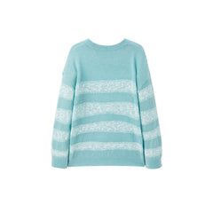 Women's Knit Sweater with Mohair