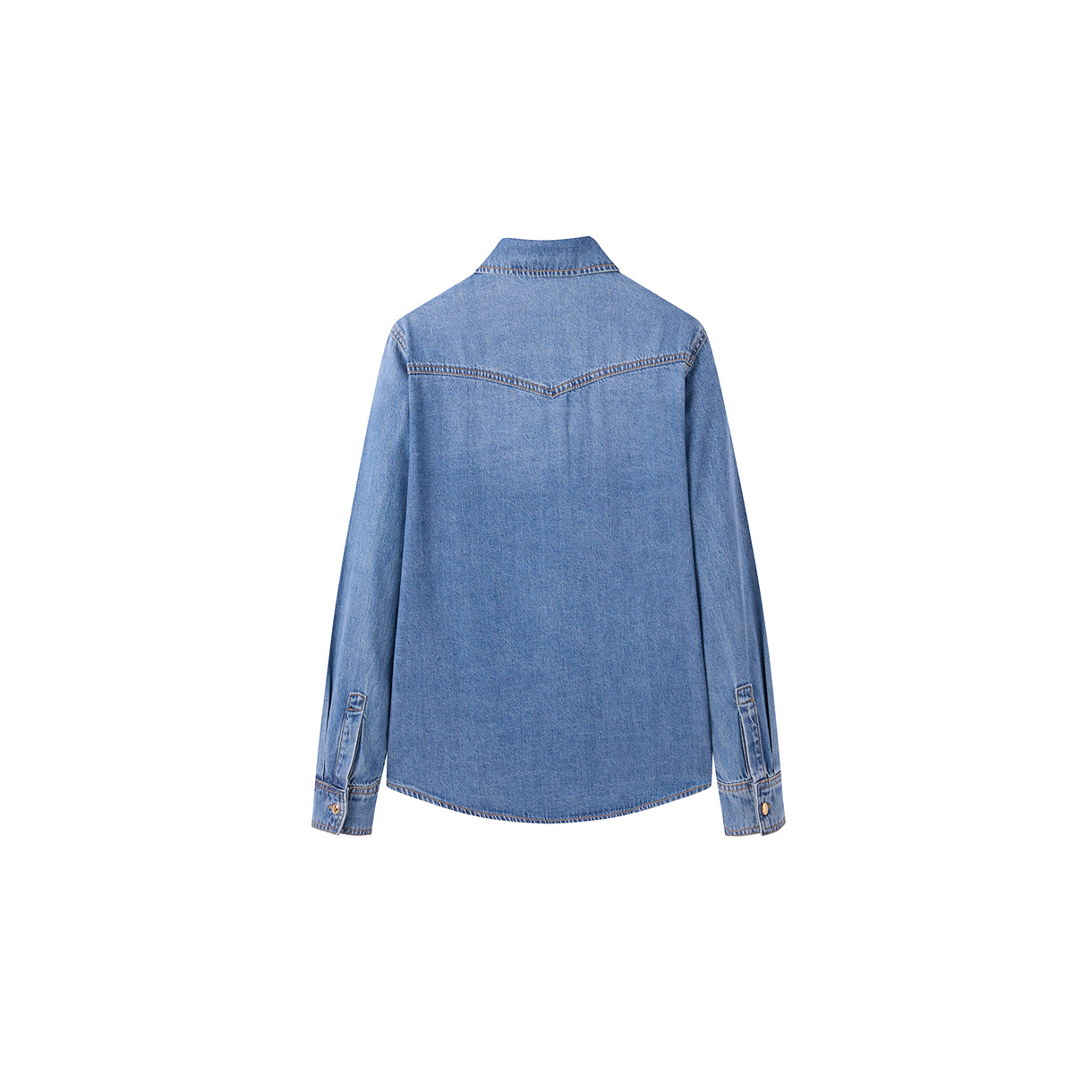 Women's Washed Denim Shirt