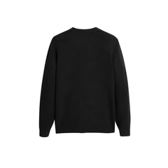 Men's Solid Texture Pullover Sweater