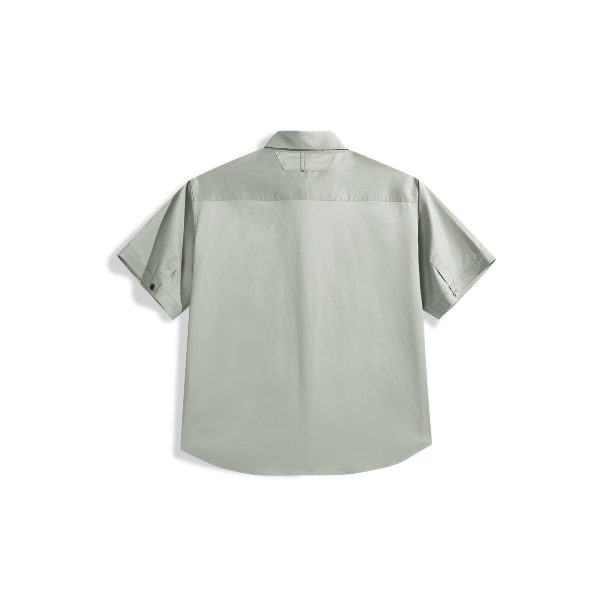 Men's Solid Relaxed-Fit Short-Sleeve Shirt