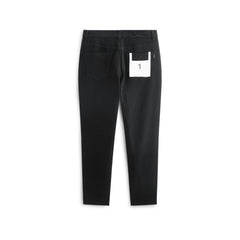 Men's Skinny Jeans with Jacquard Pocket Detail