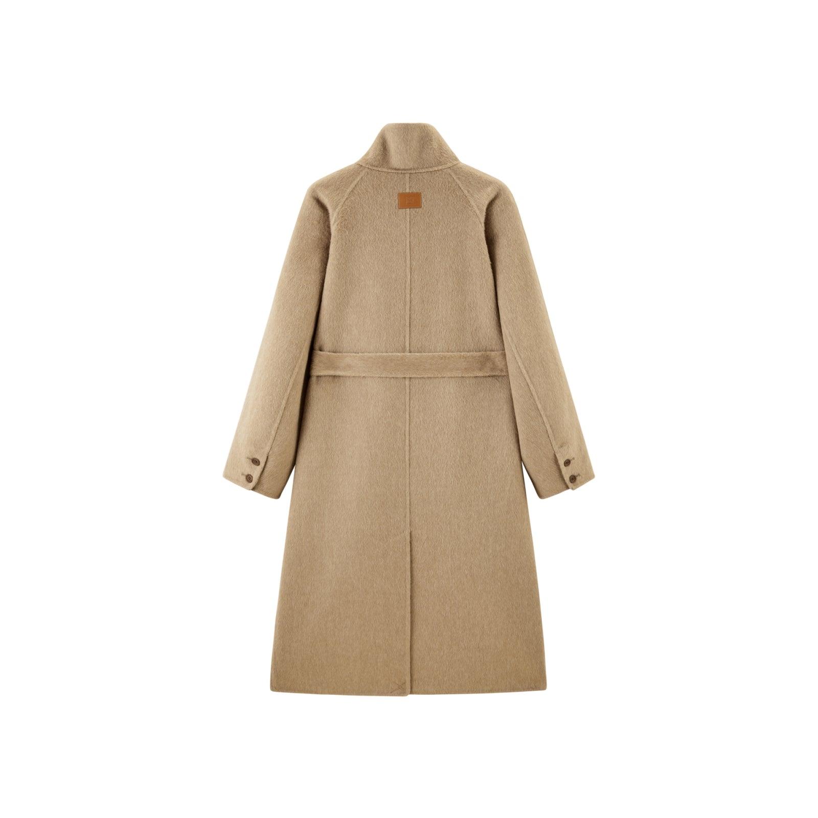 Women's Straight Wool Coat