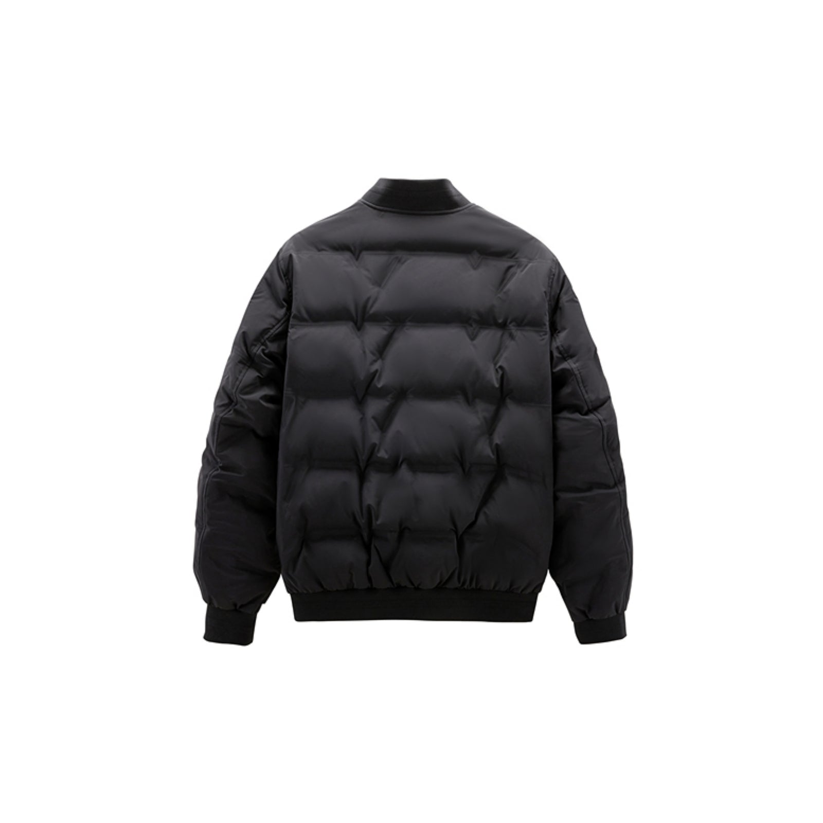 Men's Zip Baseball Puffer Jacket