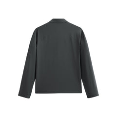 Men's Embroidered Half-Zip Fleece-Lined Sweatshirt