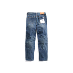 Men's Vintage Washed Straight Jeans