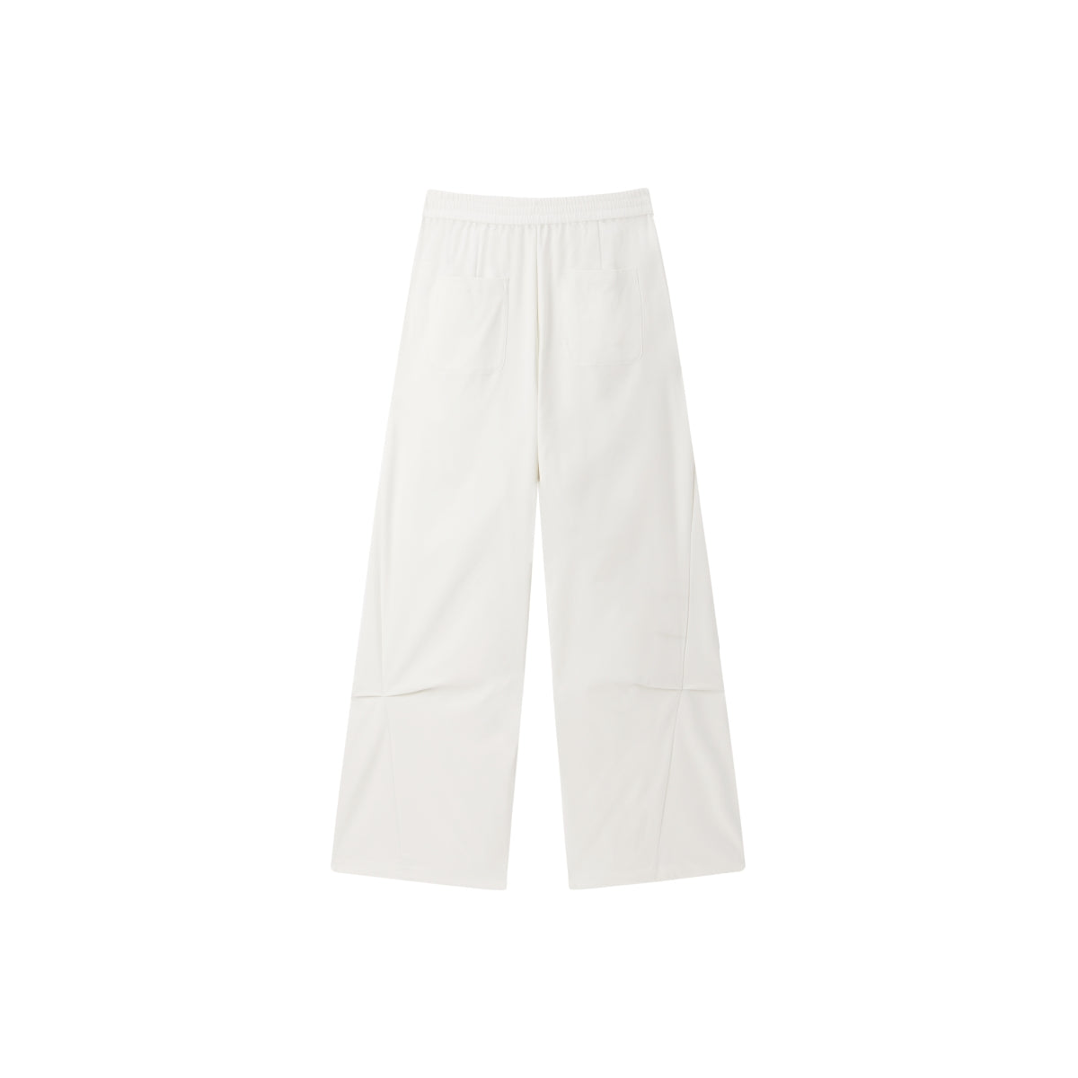 Women's White High Waist Wide Leg Pants