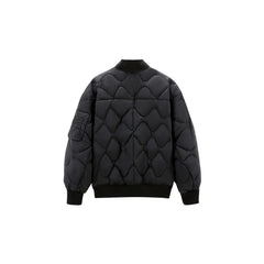 Men's Quilted Baseball Puffer Jacket