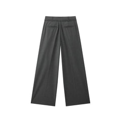Women's Oversized Suit Pants with Detachable Belt