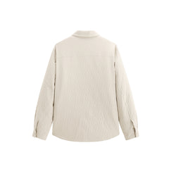 Men's 3D Jacquard Down Shirt Jacket