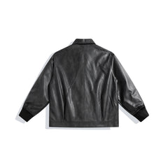 Men's Oversized PU Jacket