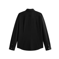 Men's Slim-Fit Embroidered Business Shirt