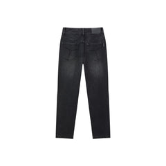 Women's Black High Waist Tapered Jeans