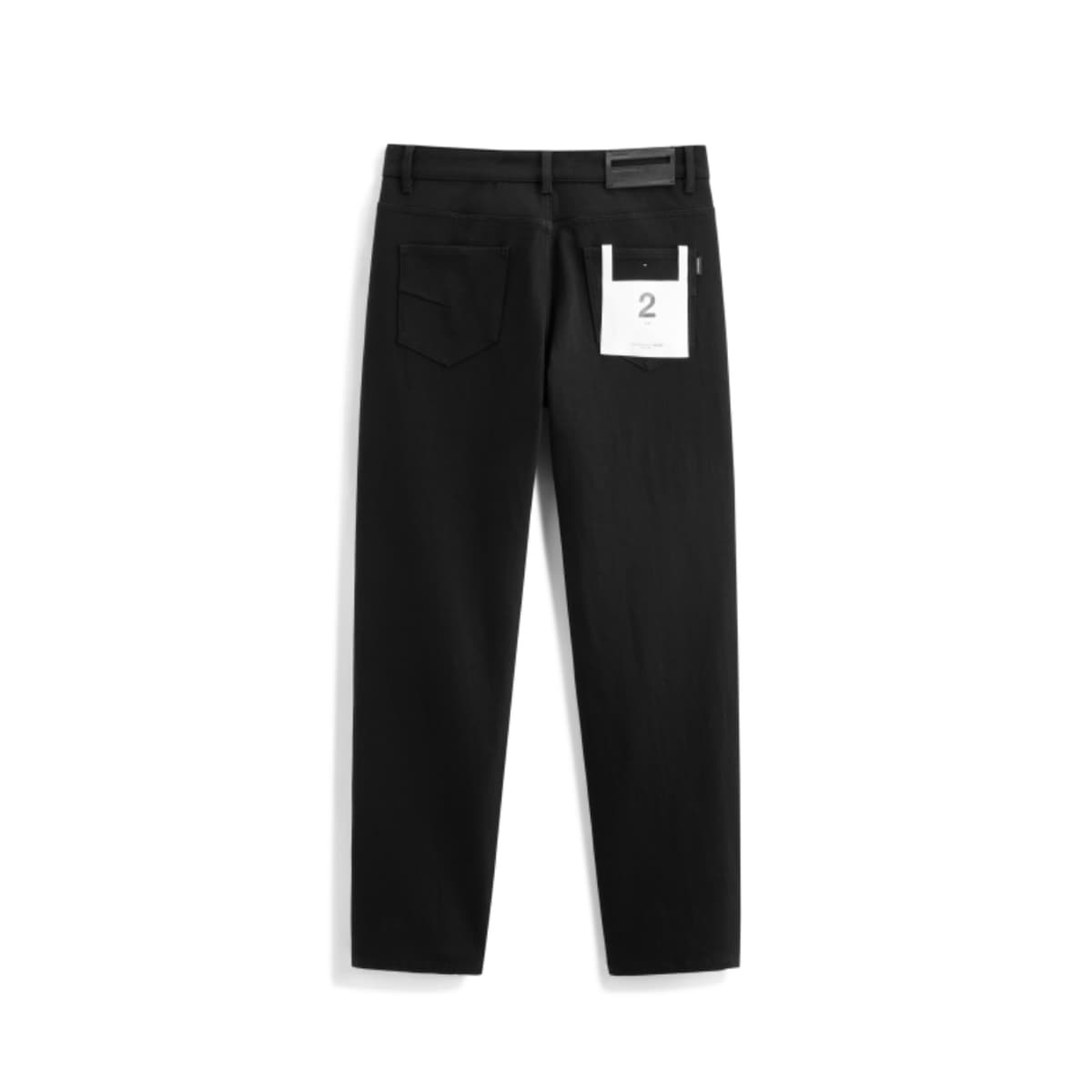 Men's Warm Slim-Fit Solid Jeans