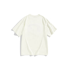 Men's Graphic Print Embroidered T-Shirt