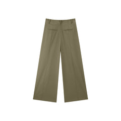 Women's Pleated High-Waisted Trousers