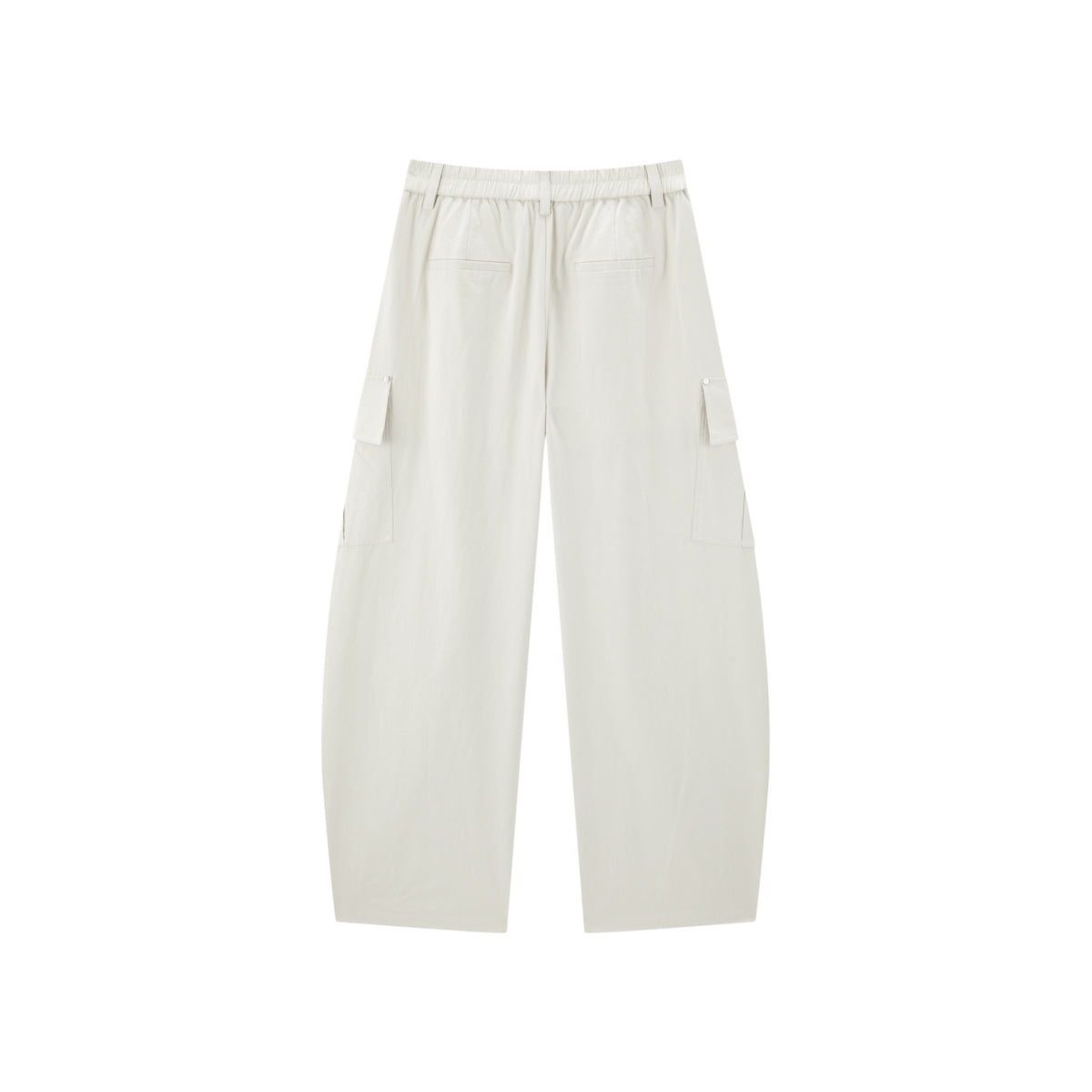 Women's High-Waisted Barrel-Leg Utility Pants