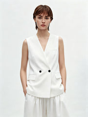 Women's Commuter-Style V-Neck Vest