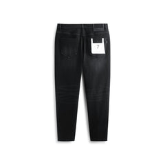 Men's Washed Tapered Jeans