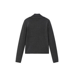 Women's Mock-Neck Pullover Sweater