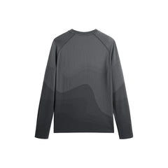 Men's Gradient Jacquard Long Sleeve T-shirt