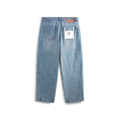 Men's Street-Style Washed Wide-Leg Jeans