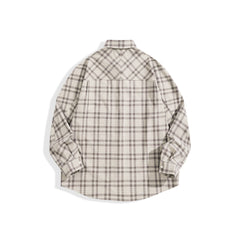 Men's Relaxed Plaid Long-Sleeve Shirt