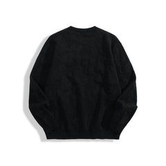 Men's Allover Jacquard Textured Knit Sweater