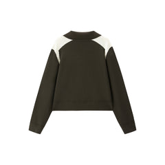 Women's Sporty Contrast Knit Set