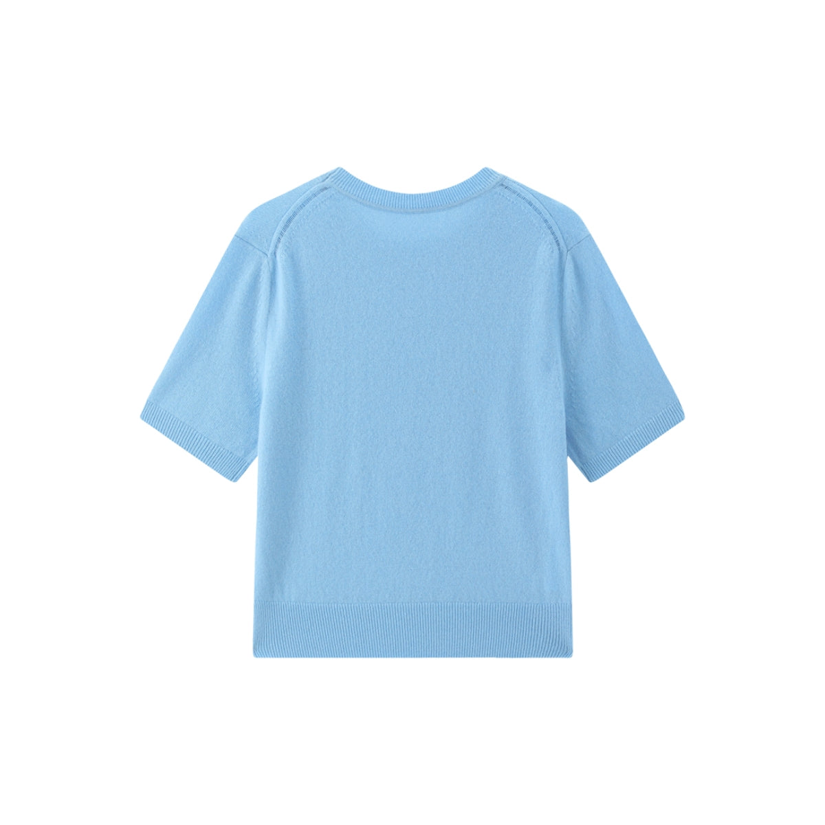 Women's Cashmere-Blend Short-Sleeve Knit Top