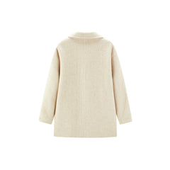 Women's Straight Wool Coat