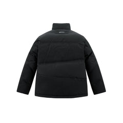 Men's Textured-Panel Down Jacket