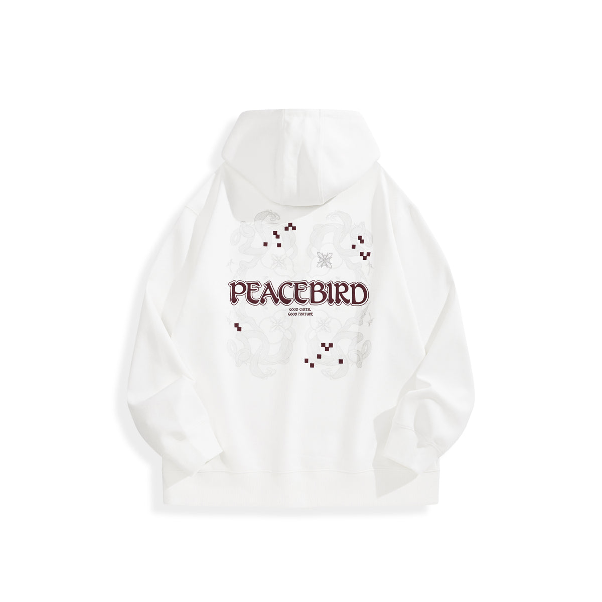 Men's Graphic Embroidered Hooded Sweatshirt