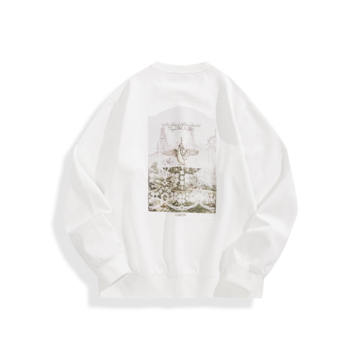 Men's Printed and Embroidered Stretch Sweatshirt