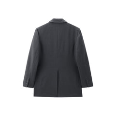Women's Peaked Lapel Double-Breasted Blazer
