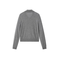 Women's Ruffled Cable-Knit Cardigan