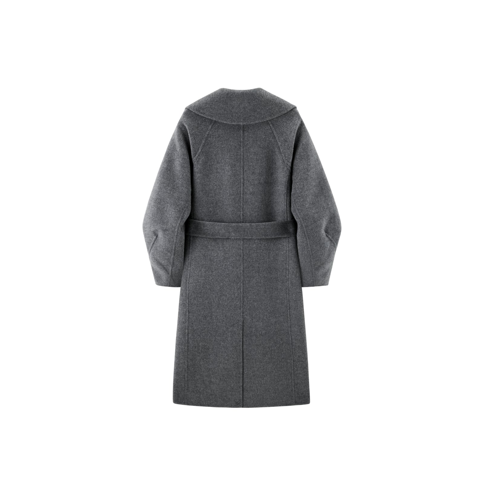 Women's Belted Double Breasted Wool Coat