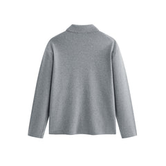 Men's Solid Oversized Knit Cardigan