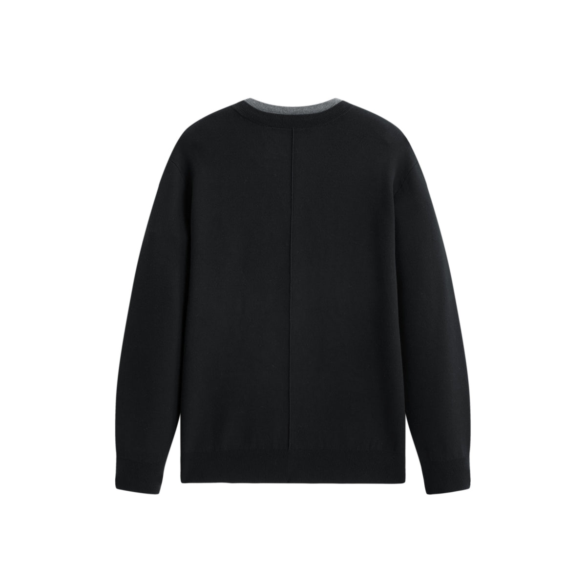 Men's Layered-Look Henley Knit Sweater