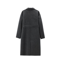 Women's Double-Breasted Double-Face Wool Coat