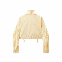 Women's Cropped Utility Oversized Jacket