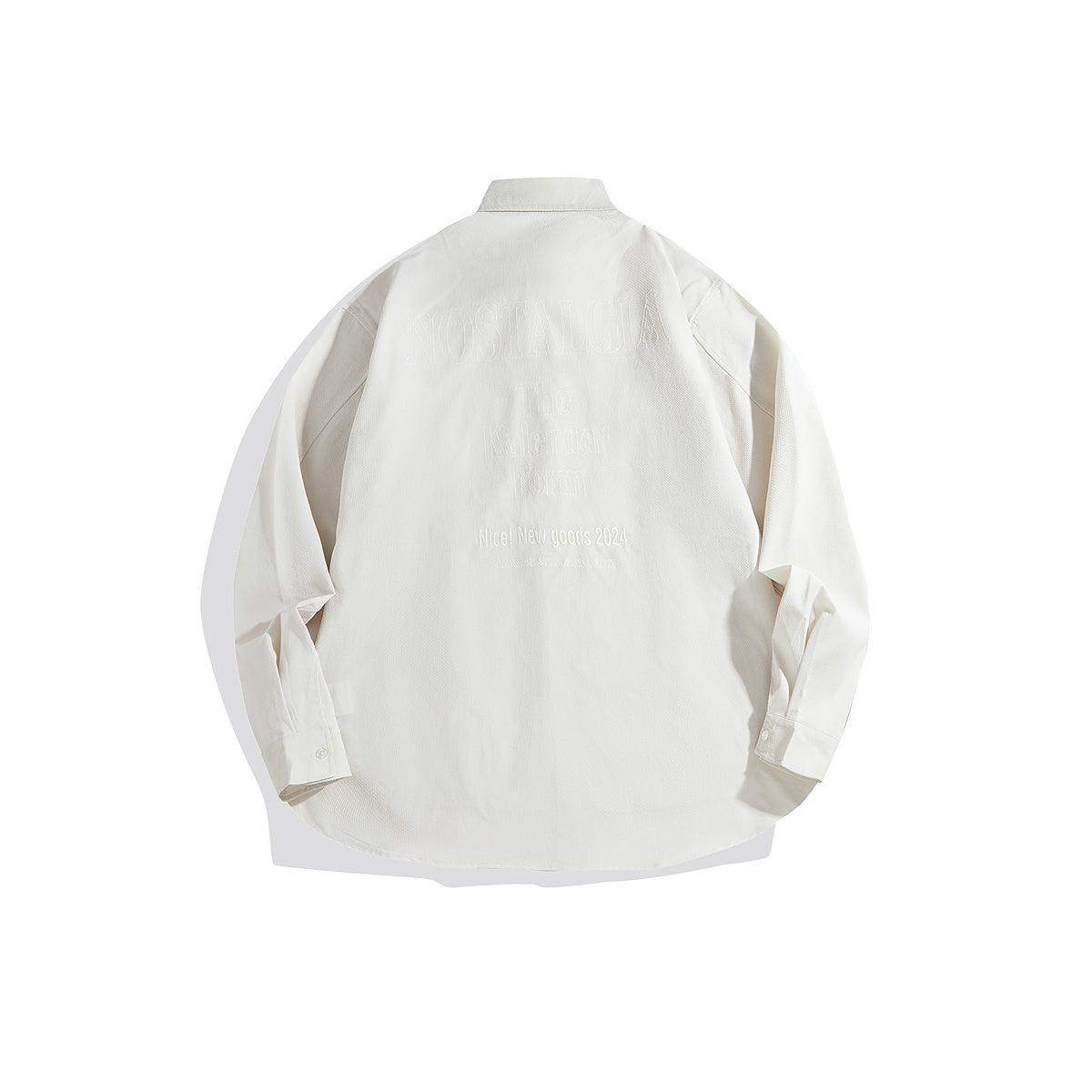 Men's Embroidered Cargo Shirt