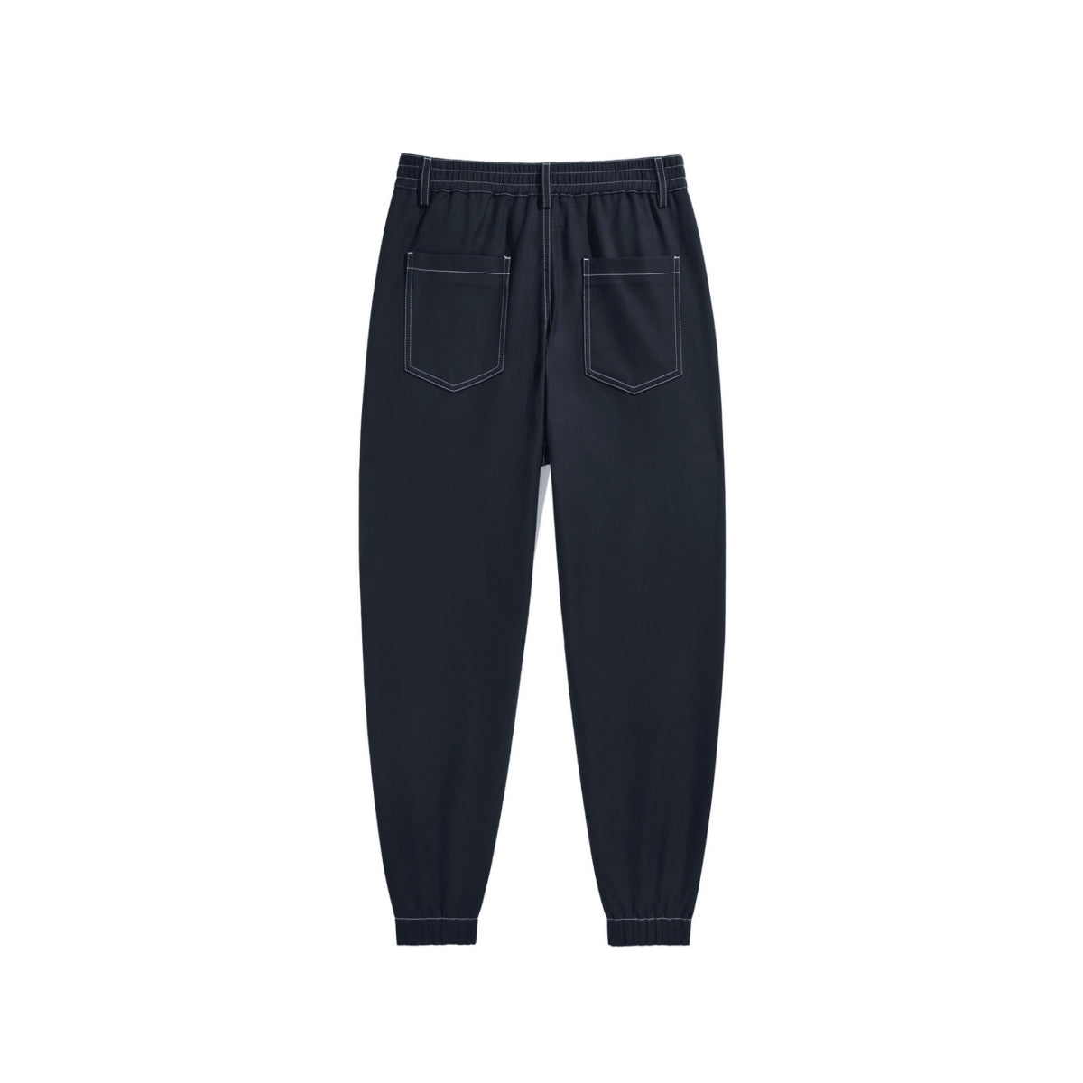Men's Contrast-Stitch Embroidered Jogger Pants