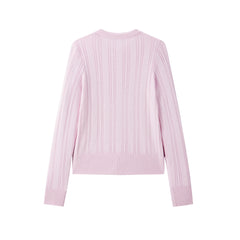 Women's Slim-Fit Cable-Knit Cardigan