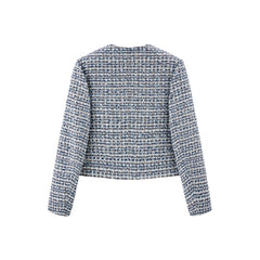 Women's Double-Breasted Tweed Jacket