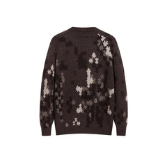 Men's Geometric Jacquard Pullover Sweater